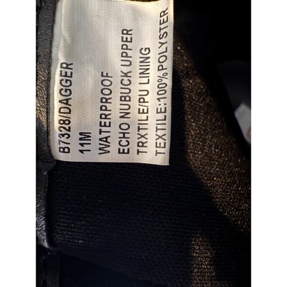 Blondo Dagger Black Sz 11 Lug Sole Platform Ankle Boots Waterproof Echo Nubuck - Picture 10 of 10